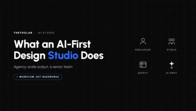 What Does an AI-First Design Studio Actually Do? (And When It Beats a Big Agency)