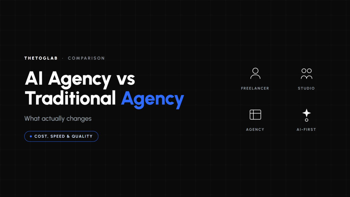 AI Marketing Agency vs Traditional Agency: What Actually Changes