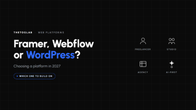 Framer vs Webflow vs WordPress: Which Platform for a Small Brand in 2027